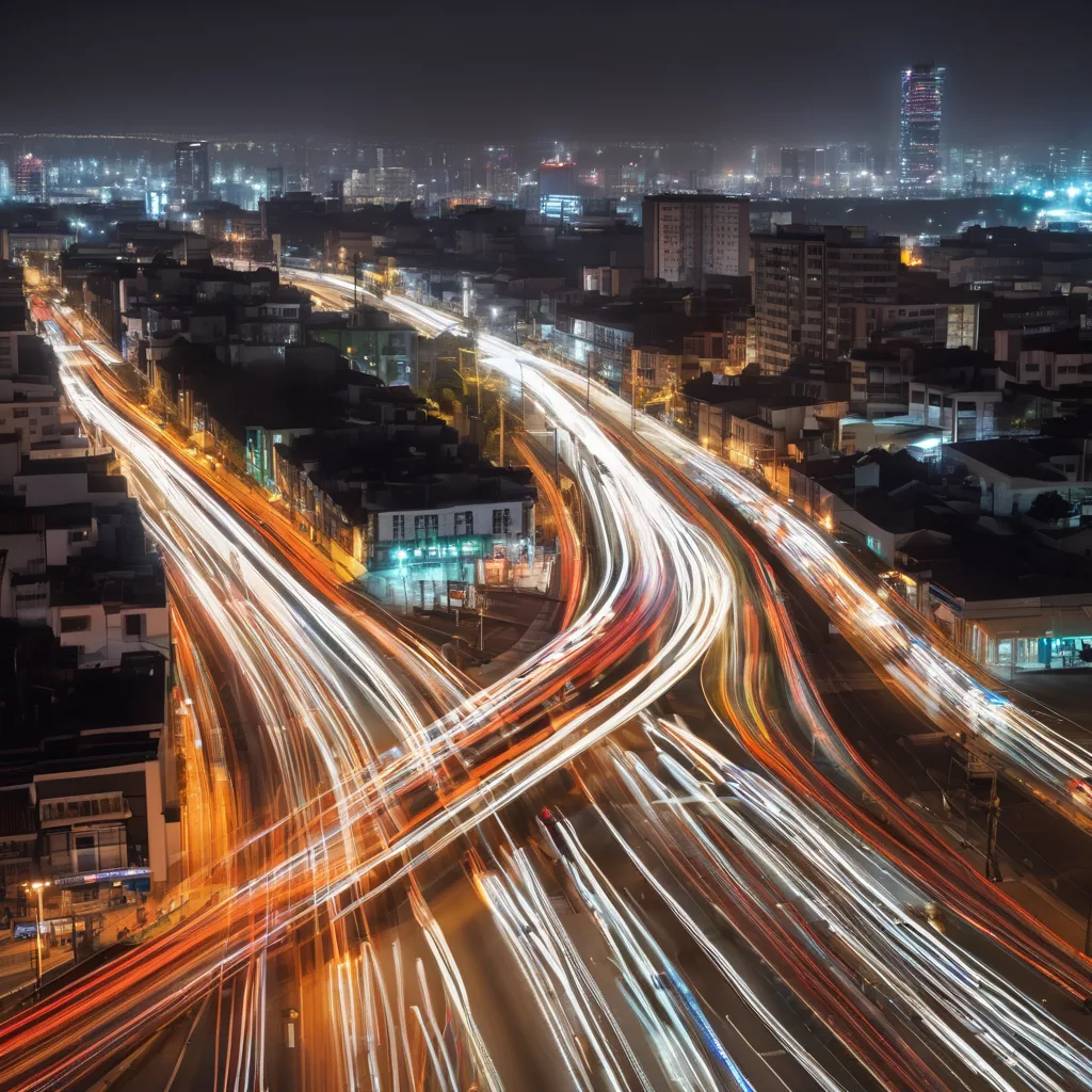 roads at night
