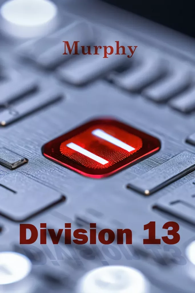 Division 13 book cover, Murphy, Espionage Thriller